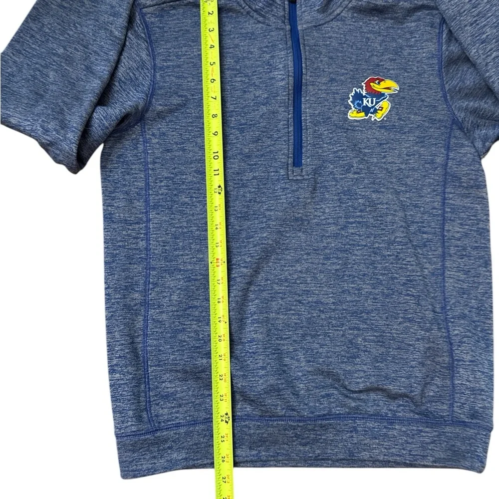 NCAA Kansas Jayhawks Men’s‎ Adidas 1/2 Zip Team Issue Size Medium Long Sleeves